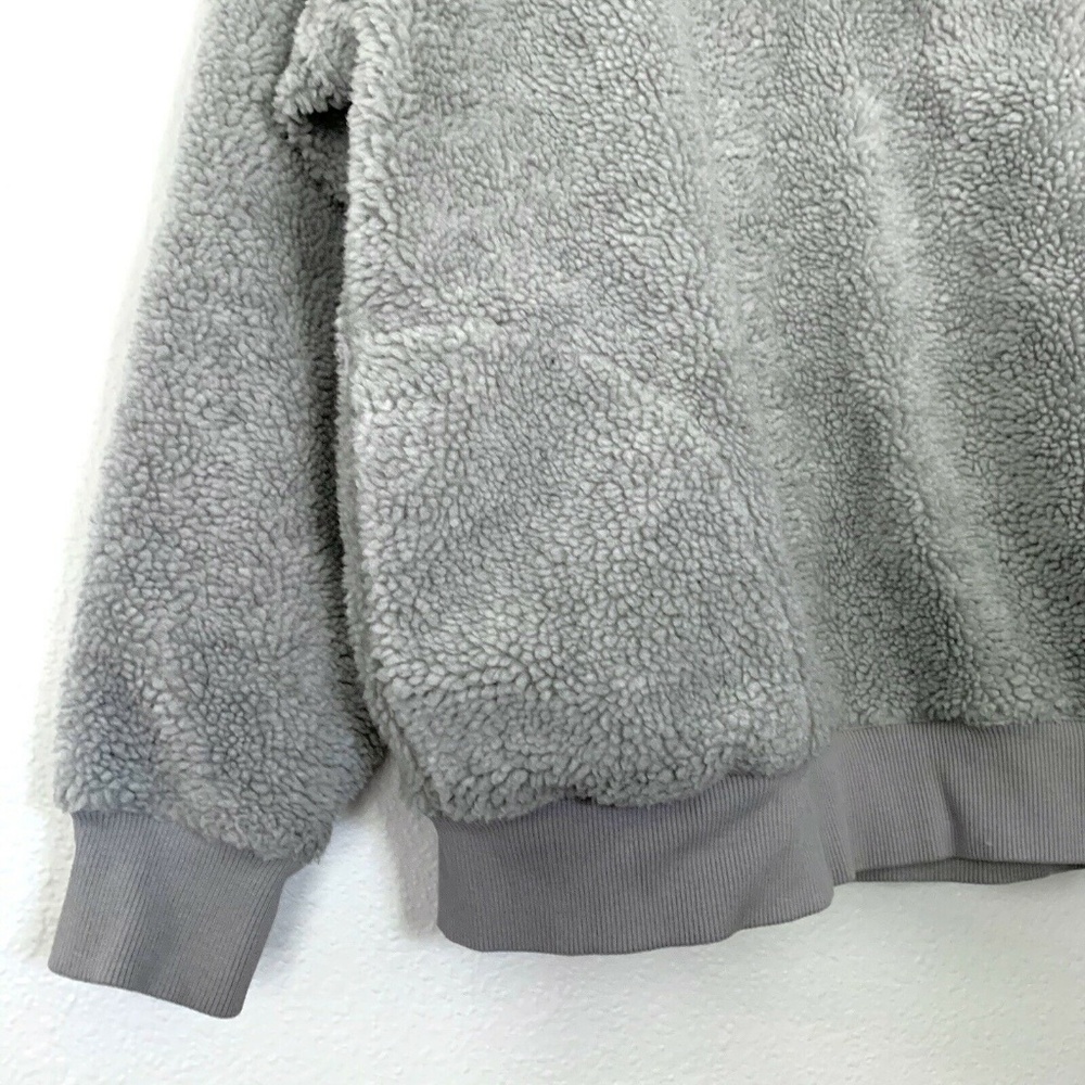 Polo Ralph Lauren Gray Fleece 1/4 Zip Pullover - Picture 3 of 6
